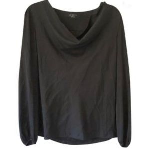 Theory cowl neck blouse.